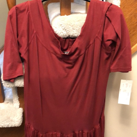 Luna Luz burgundy dress new with tags! Never worn. - Picture 2 of 6